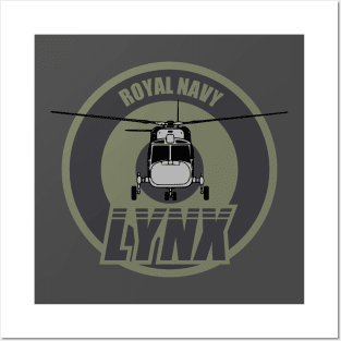 Royal Navy Lynx Patch (subdued) Posters and Art